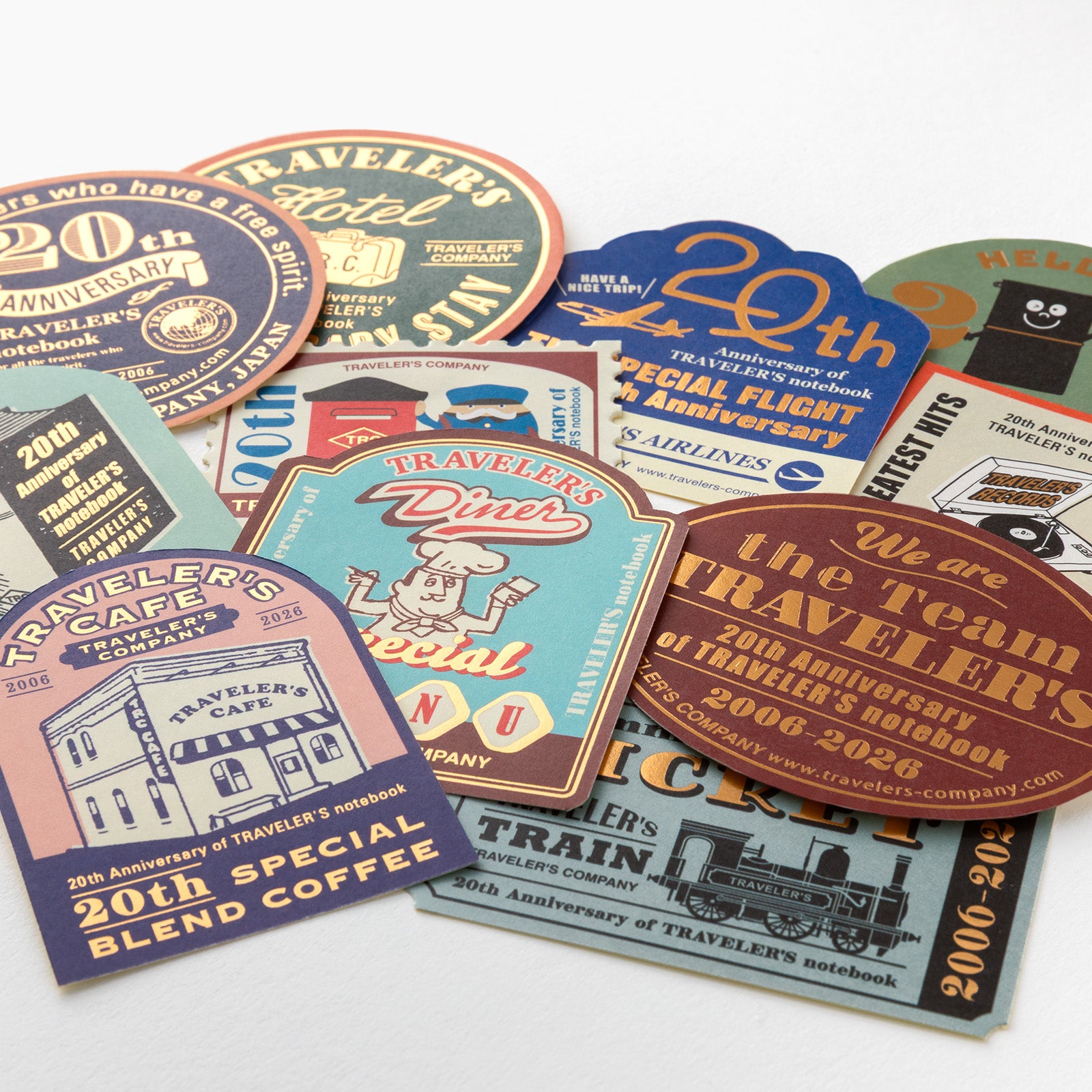 TRAVELER'S notebook 20th Anniversary Customization Set - SOLD OUT