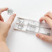 The set contains 4 each of 4 designs, for a total of 16 delicately etched clips. 