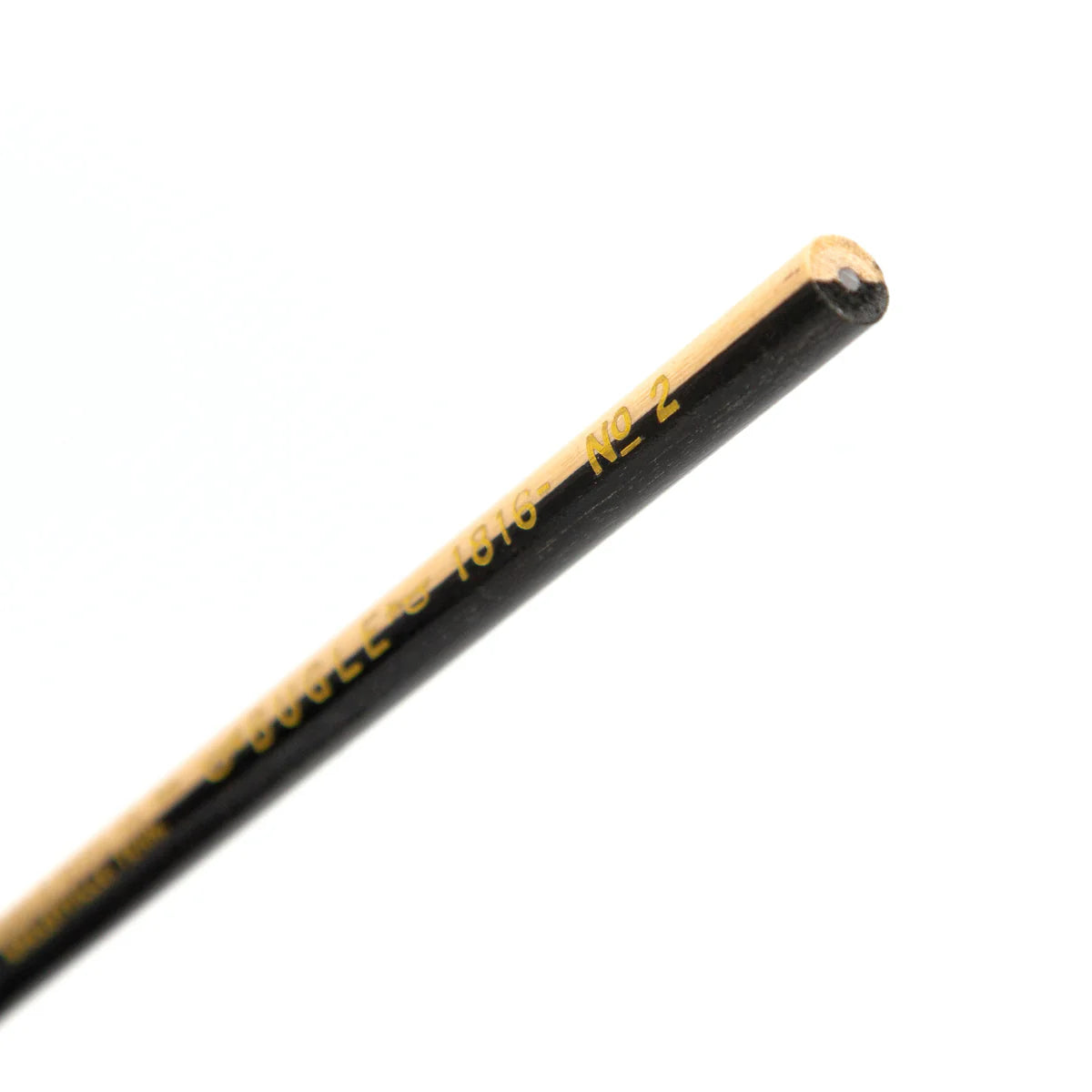 Musgrave Black & White Bugle showing untipped pencil end (no eraser)