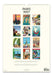 Calendar back cover with illustrations of Paris scenes and 'Paris 2027' text.