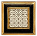 image of Cavallini & Co. 3 by 3 Inch Classico Black Florentine Frame