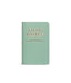 Green notebook with 'Field Notes' branding on a white background