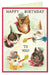 Cavallini & Co. Cat Party Single Blank Birthday Card