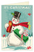 Cavallini & Co. Snowman Holiday Boxed Notecards