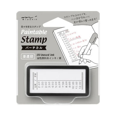 Midori Stamp Pad- Half Size Appointment Tracker shown in package