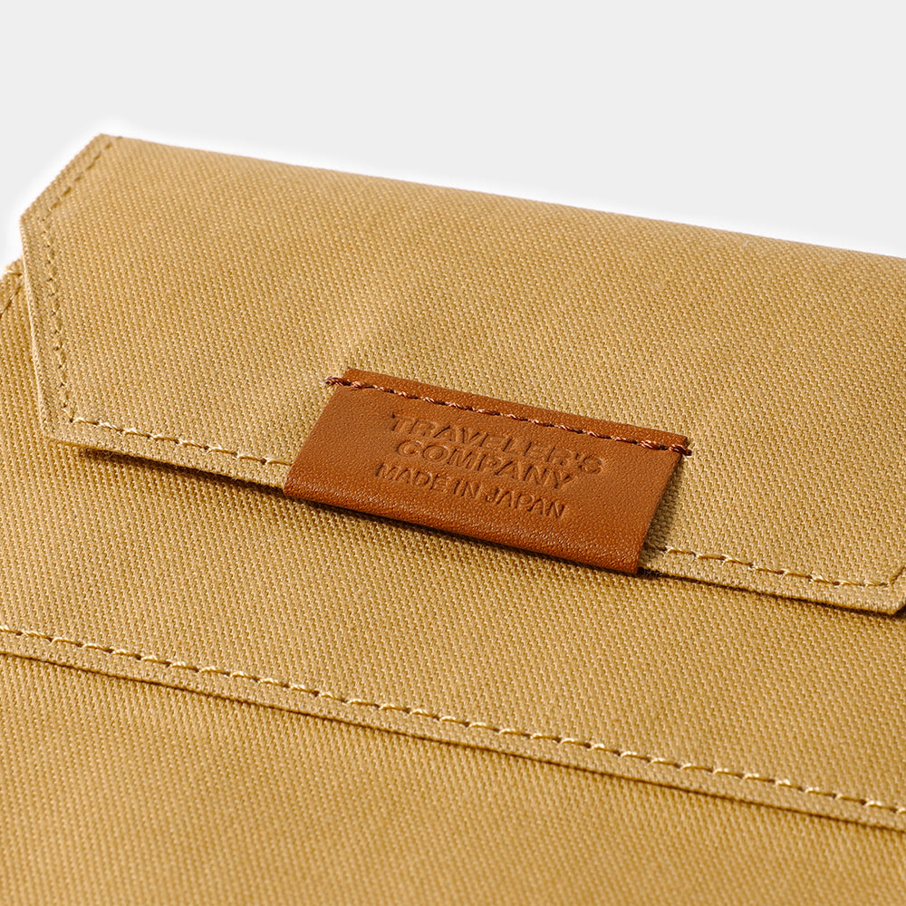TRAVELER'S FACTORY TF Cotton Zipper Case- Passport Size