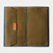 TRAVELER'S FACTORY TF Cotton Zipper Case- Regular Size- OLIVE