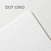 Lochby 3.5 by 5.5 inch Tomoe River Notebooks dot grid closeup