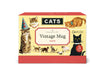 Cavallini & Co. Vintage Cats Ceramic Mug- in box
