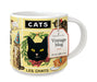 Cavallini & Co. Vintage Cats Ceramic Mug with tag