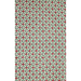 Patterned paper with red and green geometric design