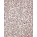 Handmade Indian Cotton Paper- Block Printed lotus floral pattern with pink flowers and green stems- full sheet