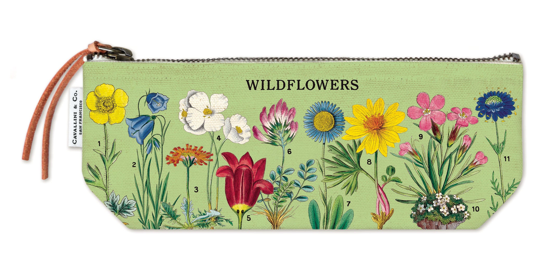 Cavallini & Co. Wildflowers Mini Pouch
