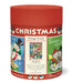 Cavallini & Co. Snowman 500 Piece Holiday Puzzle, a Christmas-themed puzzle showing packaging with vintage snowman design on a white background