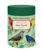 Bird-themed mini puzzle packaging with illustrations of birds on a green background