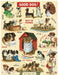 Cavallini & Co. Vintage Dogs 240 Piece Mini Puzzle- image showing finished puzzle.