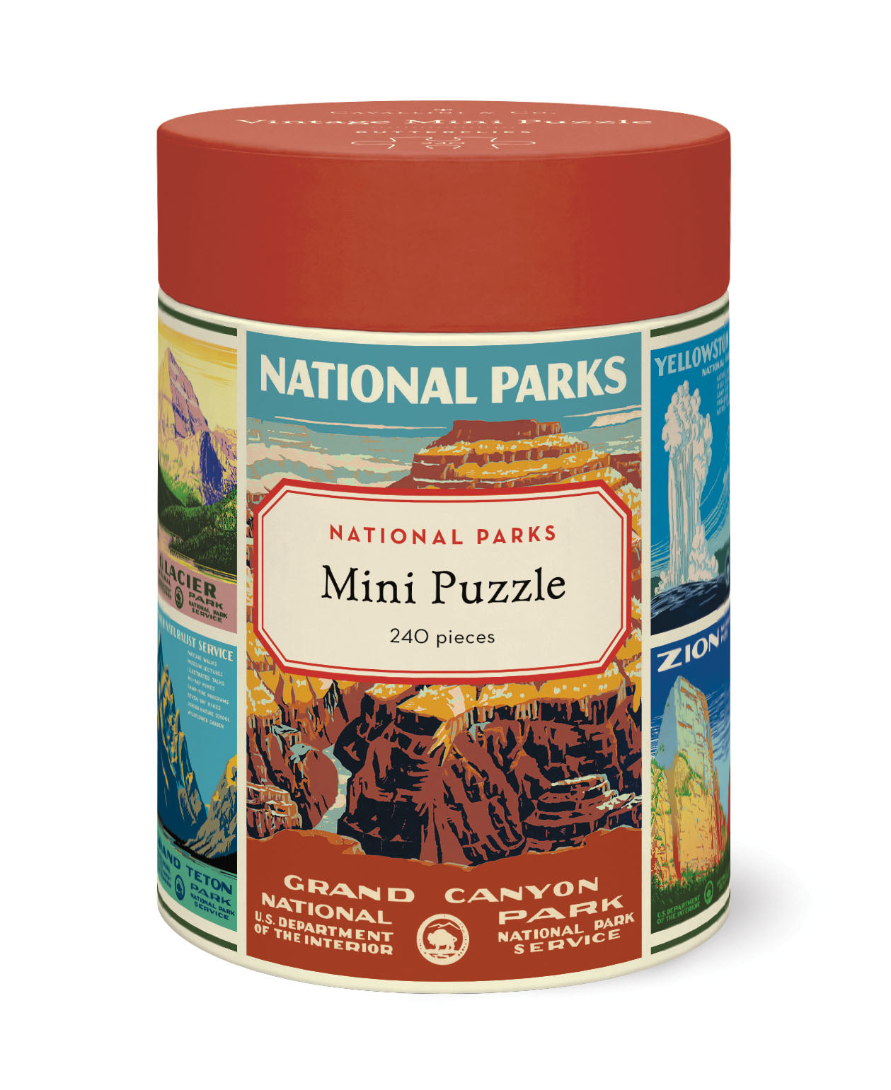Cavallini & Co. National Parks 240 Piece Mini Puzzle front package image
