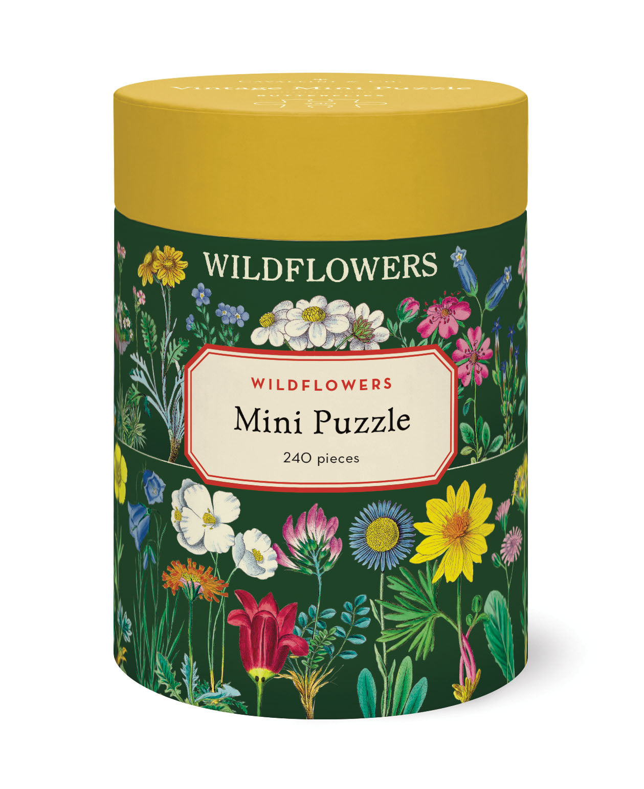 Cavallini & Co. Wildflowers 240 Piece Mini Puzzle image of front of package