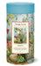 Cavallini & Co. World of Butterflies 1000 Piece Puzzle- packaging images- Jigsaw puzzle box with butterfly design and blue lid