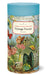  Cavallini & Co. World of Butterflies 1000 Piece Puzzle packaging- cylindrical puzzle box with butterfly design and blue lid