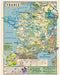 Cavallini & Co. Map of France 1000 Piece Puzzle- image showing finished puzzle
