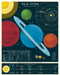 Cavallini & Co. Solar System 1000 Piece Puzzle finished puzzle image