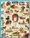 Cavallini & Co. Vintage Dogs Collage 1000 Piece Puzzle finished puzzle image