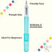 Pilot Kakuno Fountain Pen- New Style with Transparent Body and Cap- image with features of pen