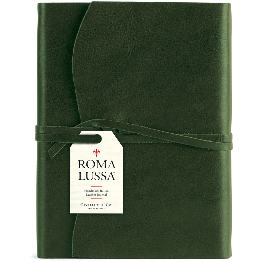 Cavallini & Co. Roma Lussa Leather Journal- 5X7 inches
