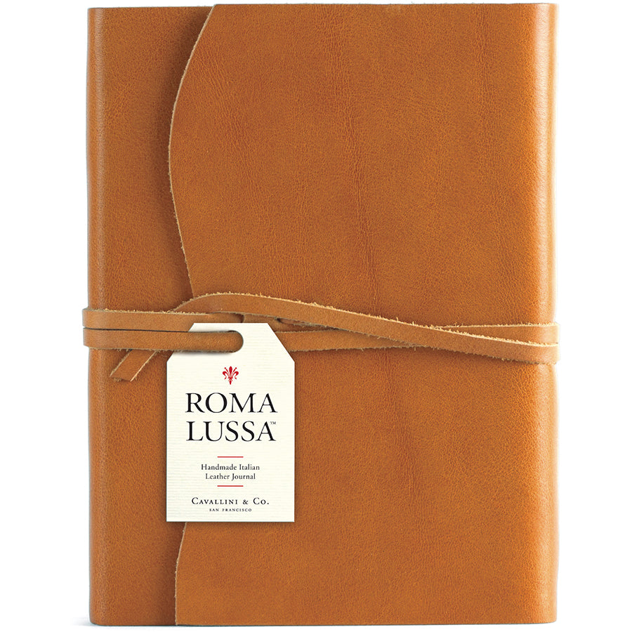 Cavallini & Co. Roma Lussa Leather Journal- 5X7 inches
