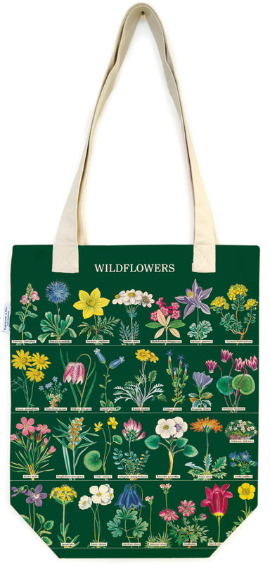 Cavallini & Co. Wildflowers in Bloom Cotton Tote Bag
