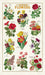 Cavallini & Co. Language of Flowers Cotton Tea Towel