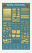 Cavallini & Co. Pasta Cotton Tea Towel with  various types of pasta with a blue background