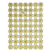 Dresden metallic paper stars- full sheet