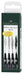Faber-Castell PITT Artist Pens- Black Pen Set of 4