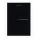 The Mnemosyne N179A Japanese stitch bound note pad features durable, heavy card stock front cover and back covers.