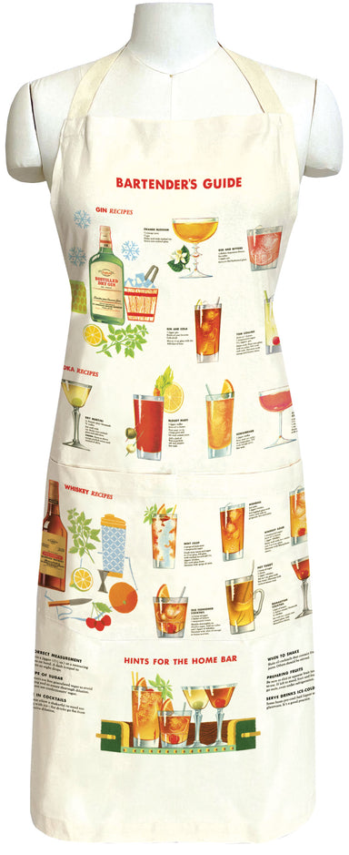 Aprons measure approximately 28" wide by x 34" long.