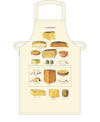 Cavallini & Co. Cheese Chart Cotton Apron