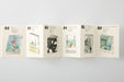The paper itself is thick, just like the type of paper used for watercolor painting. 
