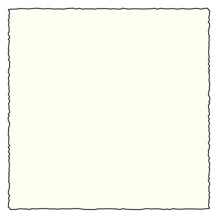 Medioevalis Flat Cards,4.75 by 4.75 inches Square, 100 pack, Cream finish