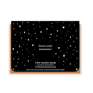 This single greeting card is blank inside, ready for your own special message. 