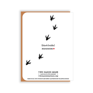 This single greeting card is blank inside, ready for your own special message. 
