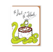 Two Hands Made-The Devil is in The Details- single greeting card is blank inside, ready for your own special message.