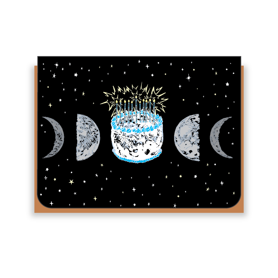 Two Hands Made- Happy Birthday Moon and Candles- give them the moon for their birthday!