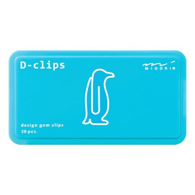 Enjoy these fun Midori D-Clips in the shape of a penguin.  Box contains 30 clips in a single design. 