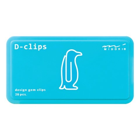 Enjoy these fun Midori D-Clips in the shape of a penguin.  Box contains 30 clips in a single design. 
