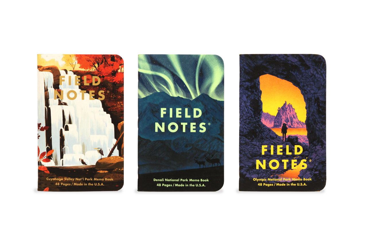 September 2020 release of Set E- Denali, Cuyahoga, Olympic National Parks. 