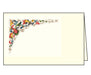 Fiorenza Folded Cards, 3.33 by 5.12  inches (8.5 by 13 cm.) when folded, and come in a box of 100 or pack of 10.  