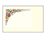 Fiorenza Flat Cards measure 3.33 by 5.12  inches (8.5 by 13 cm).  They are perfect for sending a "thank you" or note writing and can be letterpress printed for beautiful custom invitations. 