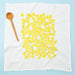 Kei & Molly Flour Sack Cotton Tea Towel- Yellow Citrus